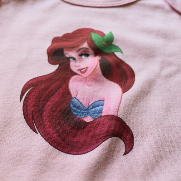 Ariel mermaid Disney baby girl onesie outfit long sleeve brand new cute fashion - Picture 5 of 12